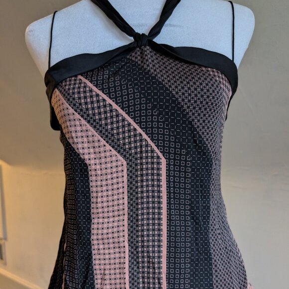 vintage elie tahari geometric halter top ASO piper halliwell charmed (6) - Picture 5 of 7